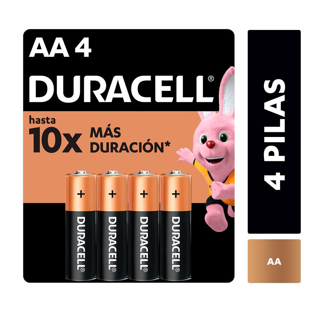 Pilas Alcalinas Blister 4 Unidades DURACELL AA