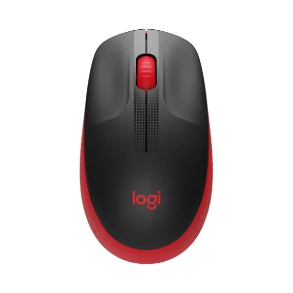 Mouse inalambrico LOGITECH M190 USB Negro/Rojo