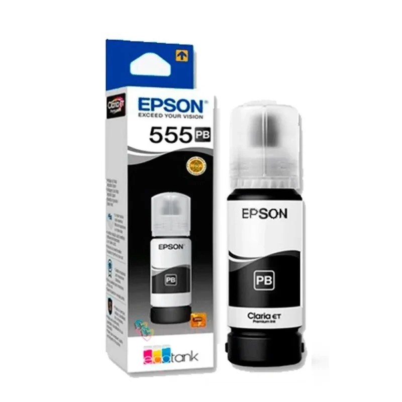 Botella Tinta Original EPSON T555120-AL Negro