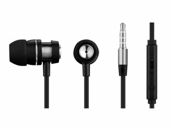 Auricular in ear Volkano c/Microfono con 3.5mm Volkano Alloy series AUX Plateado