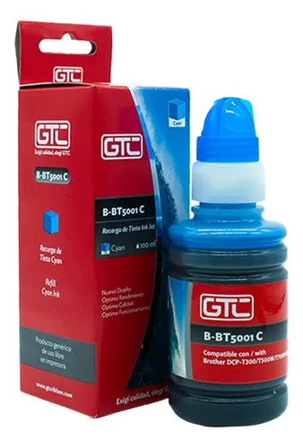 Botella Tinta Alternativa BROTHER 100ml GTC (C) Cian