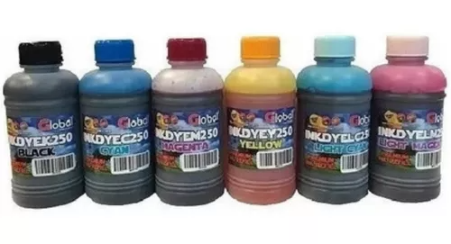 Botella Tinta Alternativa EPSON 250ml GLOBAL .(LM) Light Cian