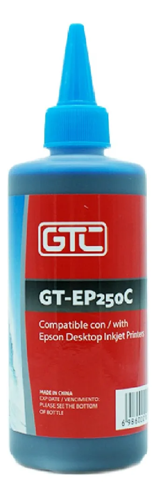Botella Tinta Alternativa EPSON 250ml GTC (C) Cian