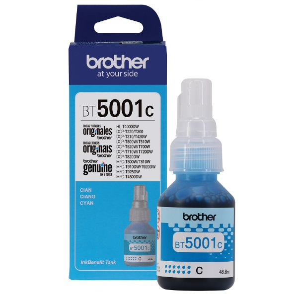Botella Tinta Original BROTHER  BT5001C
