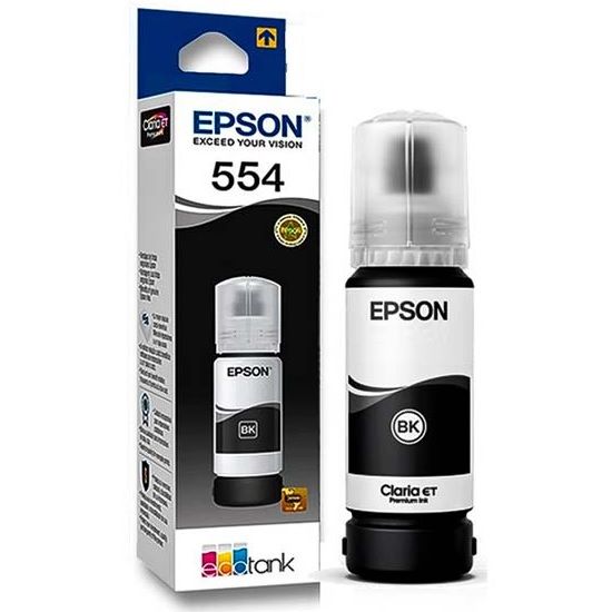 Botella Tinta Original EPSON T554120-AL Negro