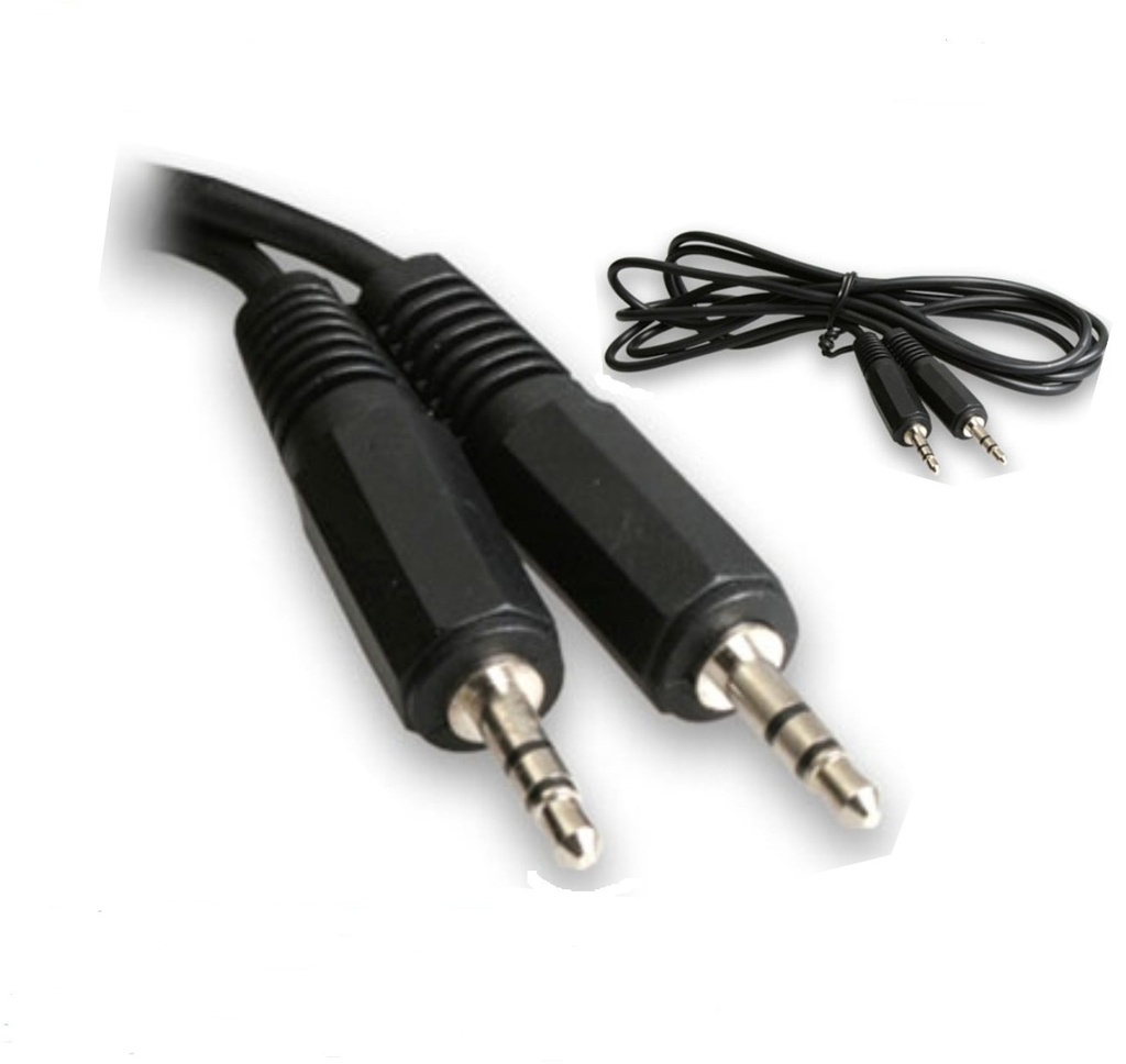 Cable AUDIO (3.5mm/3.5mm) M M  1.xMts