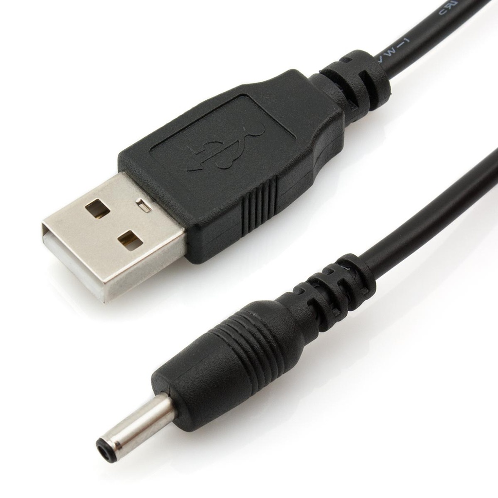 Cable USB 2.0 (A/DC 3.5MM ALIM 5V) M / M
