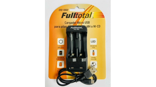 Cargador de Pilas AA/AAA USB (Corte Automatico)