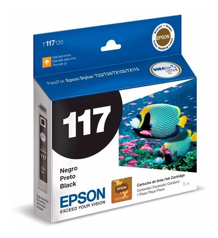Cartucho EPSON T117120-AL Negro