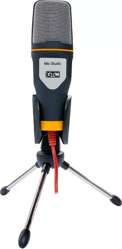 Microfono de Pie GTC Streaming Con Tripode Desmontable Mic-001