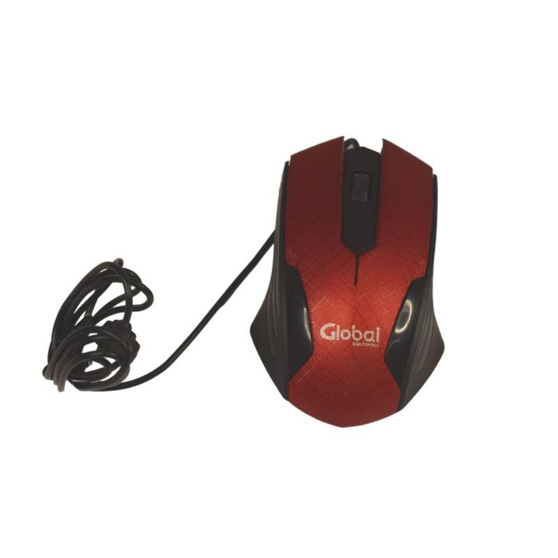 Mouse USB GE m307 Rojo