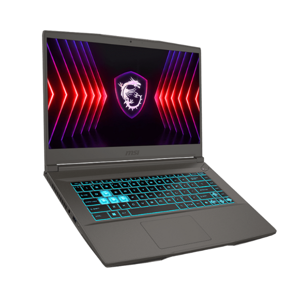 Notebook 15.6" - Core™ i5 12450H - 16Gb (2x8) DDR4-3200Mhz - 512GB NVME - RTX4050 6GB GDDR6 - FHD 144Hz - MSI Thin