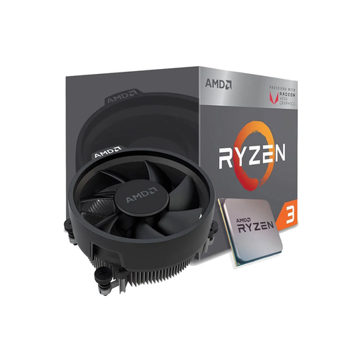 Procesador sAM4 AMD Ryzen 3 2200G c/video c/cooler