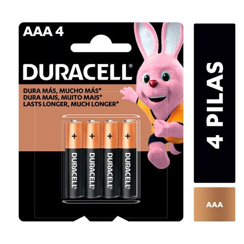 Pilas Alcalinas Blister 4 Unidades DURACELL AAA