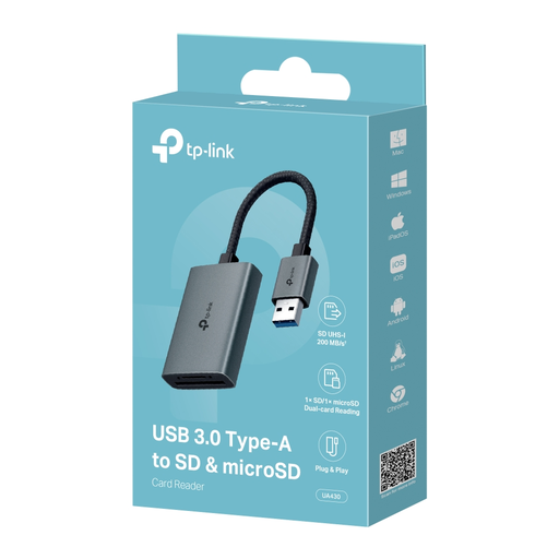 Lector de Tarjetas USB UA430 TP-Link USB-A a SD / Micro SD