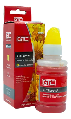 Botella Tinta Alternativa BROTHER 100ml GTC (Y) Amarilla