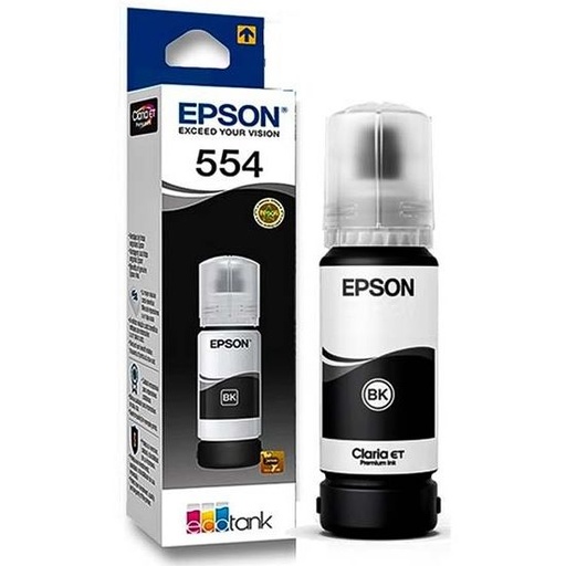 Botella Tinta Original EPSON T554120-AL Negro