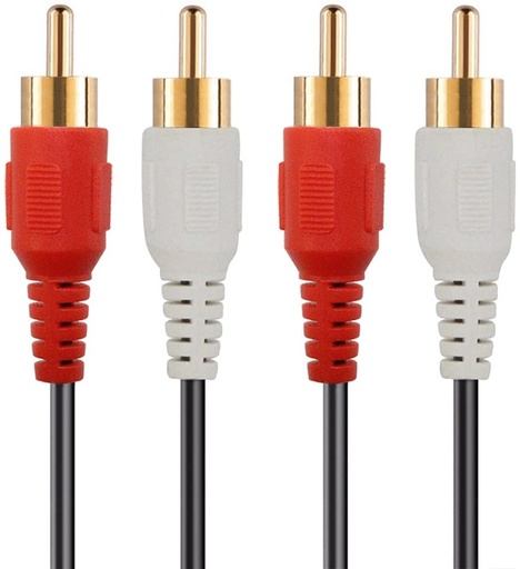 Cable AUDIO (2 RCA/2 RCA) M M  1.xMts