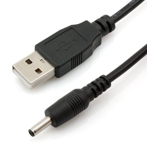 Cable USB 2.0 (A/DC 3.5MM ALIM 5V) M / M