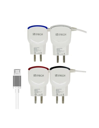 Cargador 220v 5V 4.2A a USB Micro - AITECH