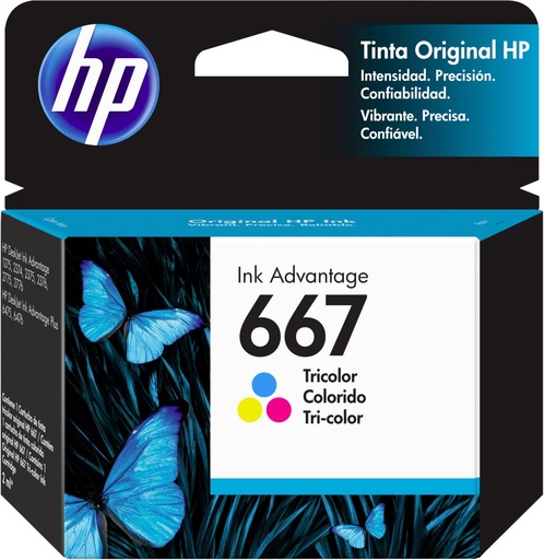 Cartucho Original HP 667 (3YM78AL) Color