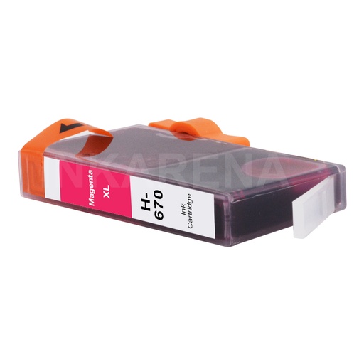 Cartucho Alternativo para HP 670 Magenta