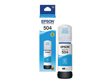 Botella Tinta Original EPSON T504220-AL Cian