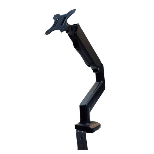 Soporte Monitor  Simple de Brazo Movible de 13¨ a 32 ¨ VESA 75x75 100x100 hasta 10kg. Color Negro Kit de Instalación y Nivelación Neumático Premium