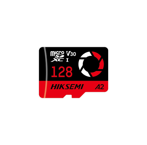 Tarjeta de Memoria MICROSD 128Gb HikSemi V30 R:180MB/s W:150MB/s A2 CAPTURE 4K camaras profesionales
